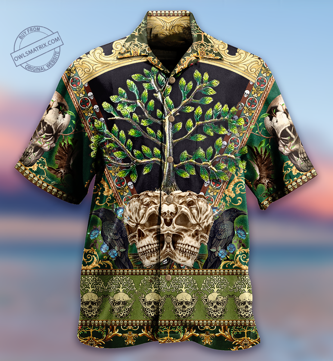 Skull Trees Limited Edition Hawaii Shirt Ha111167