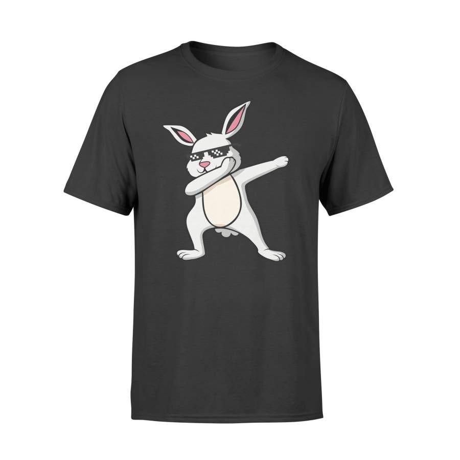 Dabbing Easter Bunny Thug Meme White Rabbit T Shirt