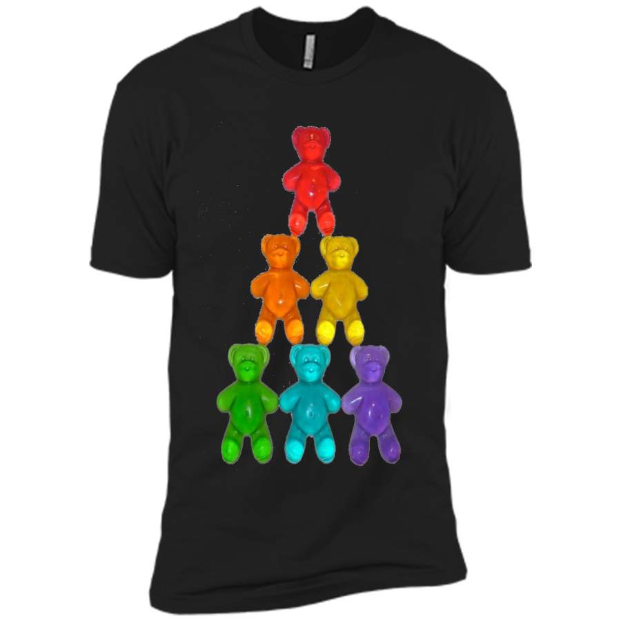 Chewy Bear Shaped Gummy Candy T-Shirt Delicious Fruity Treat shirt