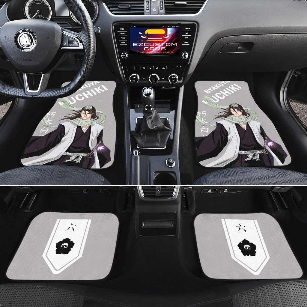 Byakuya Car Seat Covers Bleach Anime Car Accessories Oralie Shop