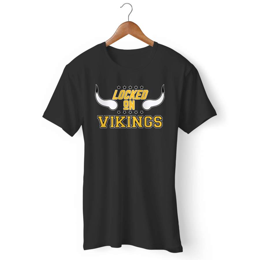 Locked On Vikings Football Man’s T-Shirt