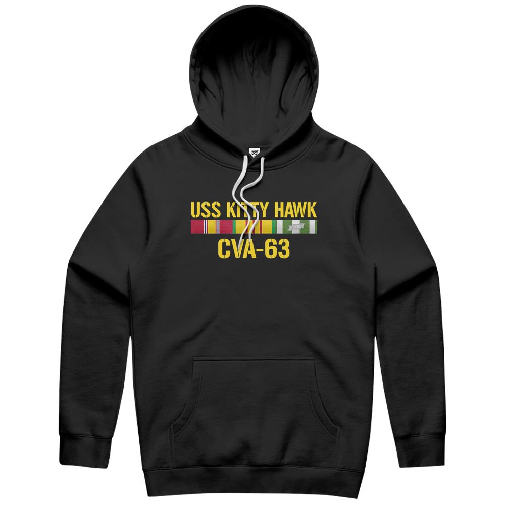 Uss Kitty Hawk Cva-63 Vietnam Veteran Hoodie