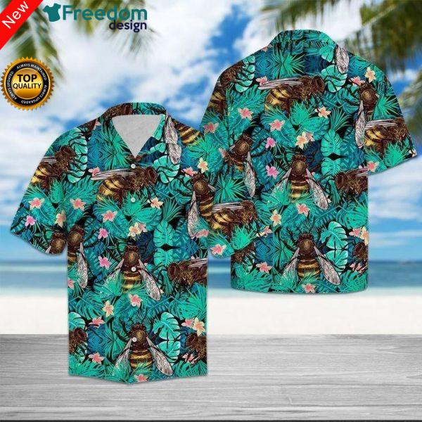 Bee Tropical Hawaii Shirt Unisex Ha15067