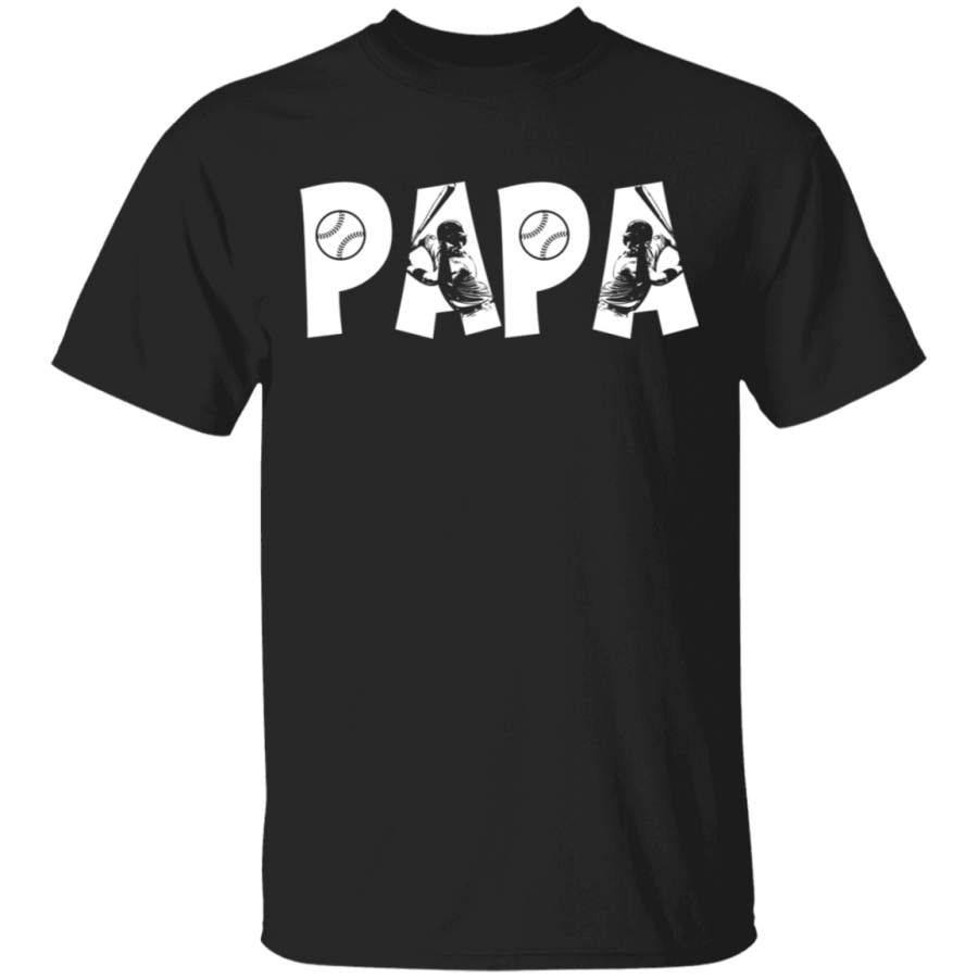 Baseball Papa Father’s Day Tshirt