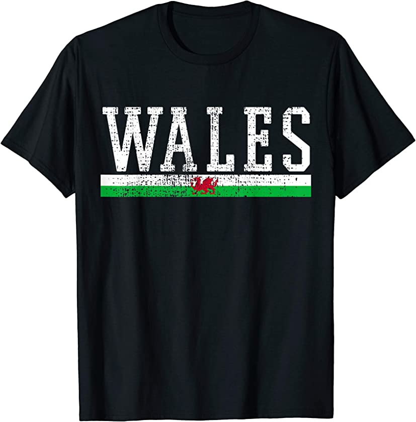 Wales UK United Kingdom Europe European Vintage T-Shirt