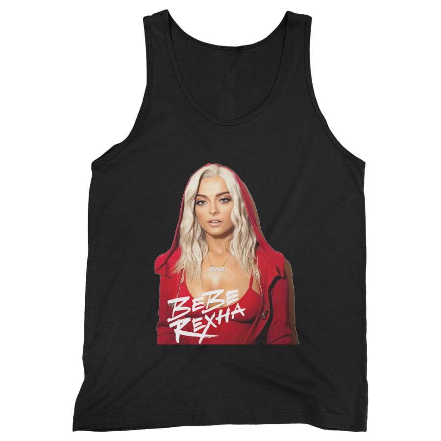 Bebe Rexha Red Man’s Tank Top