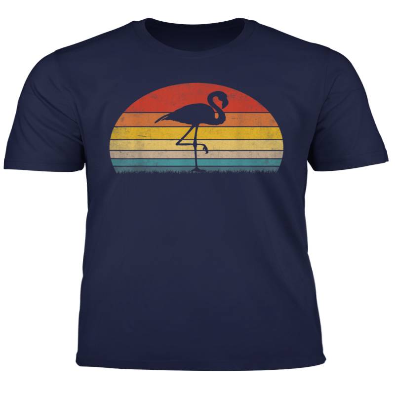 Vintage Sunset Trendy Animal Silhouette Flamingo T Shirt