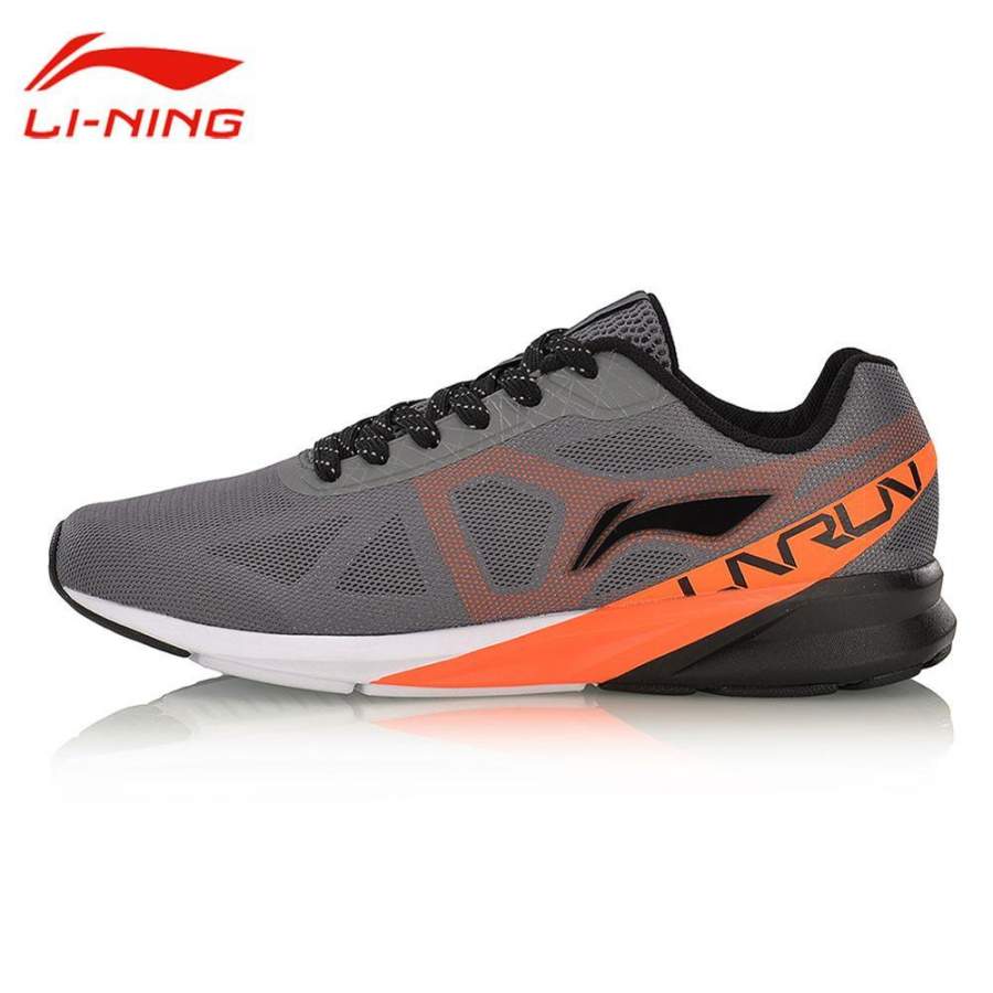 Li-Ning Men Colorful Cushion Running Shoes LiNing Breathable Vamp Wearable Sports Shoes Li Ning Sneakers ARHM039