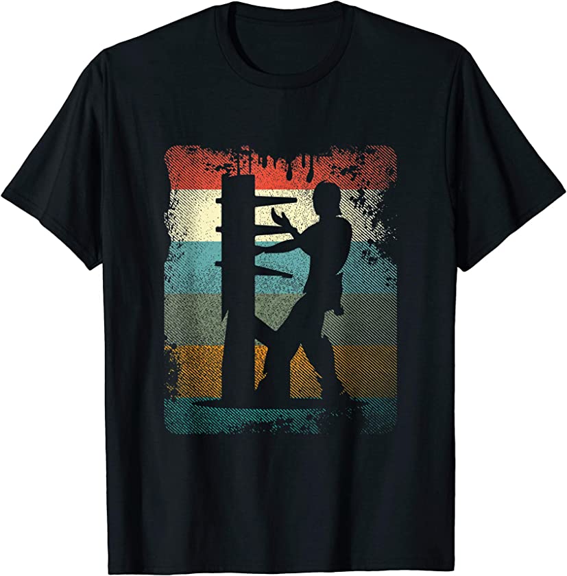 Vintage Wing Chun T-Shirt Retro Kung Fu Martial Art Gift