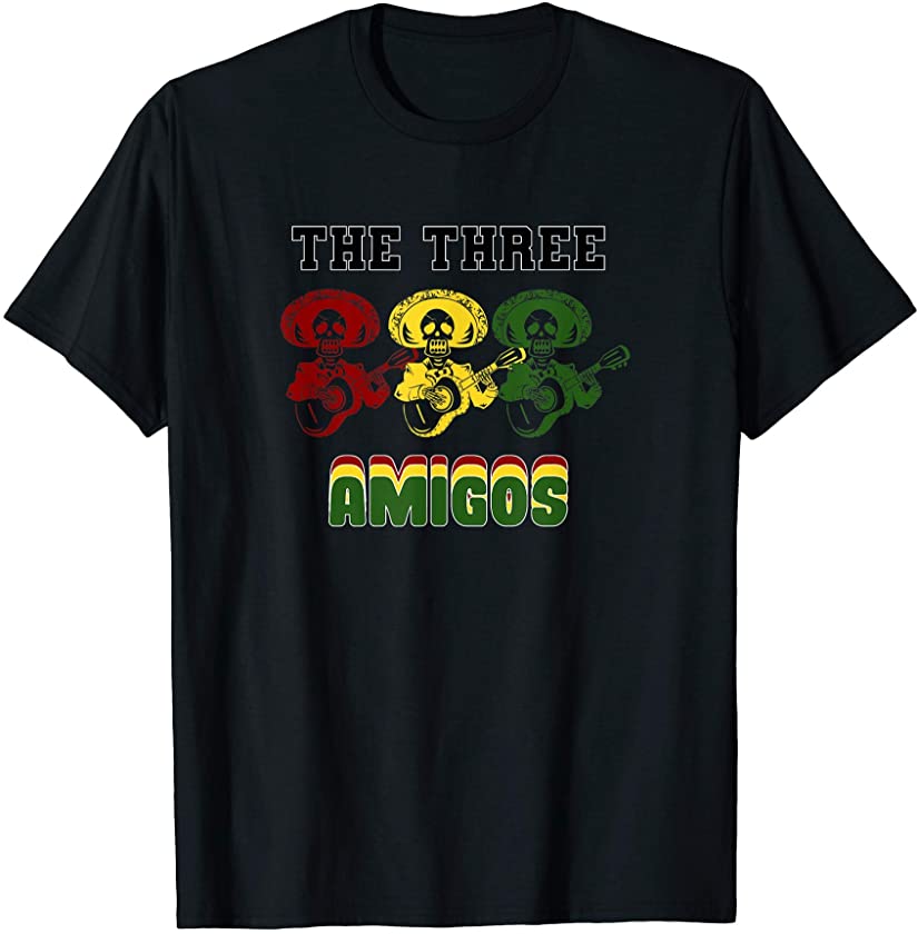 The Three Amigos – Lime Tequila & Salt Cinco De Drinko Gifts T-Shirt