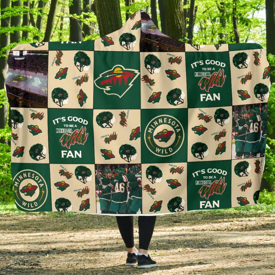 It’s Good To Be A Minnesota Wild Fan Hooded Blanket