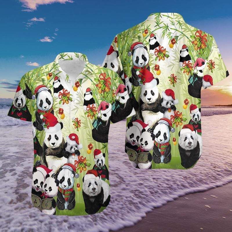 Get Now Hawaii Aloha Shirts Panda Claus Christmas Ha369