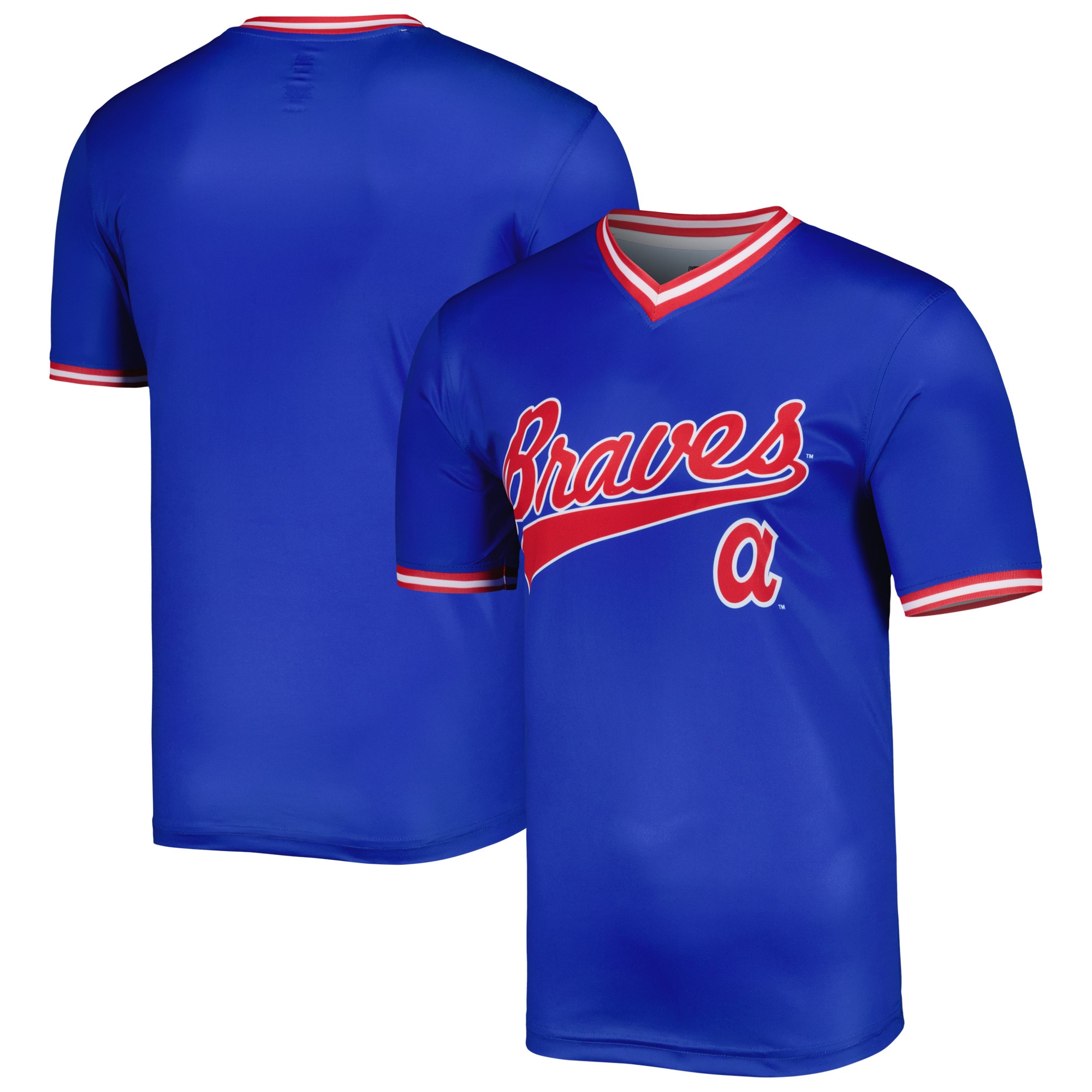 Atlanta Braves Stitches Cooperstown Collection Team Jersey – Royal