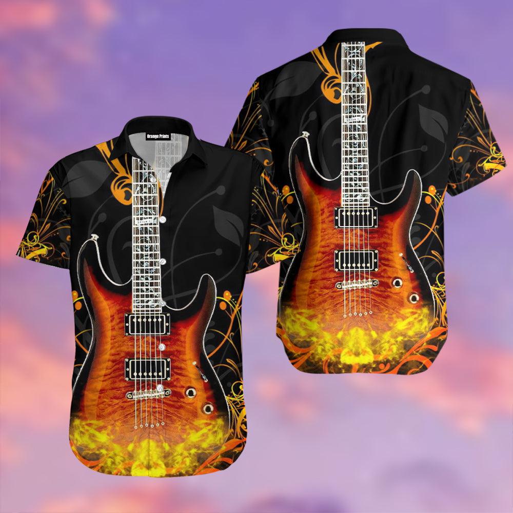 Electric Guitar Hawaii Shirt For Men Women Ha9873