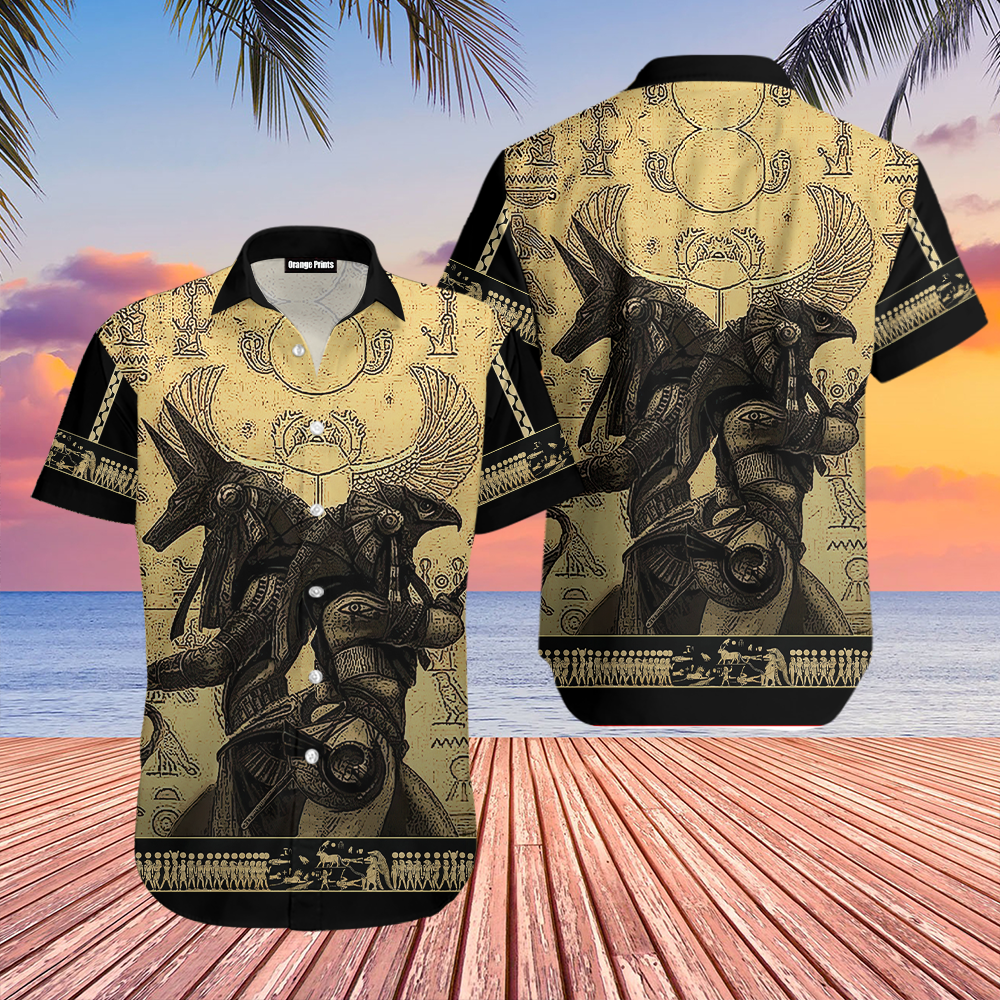 Anubis Ancient Egypt Aloha Hawaii Shirts For Men And Women Ha38127