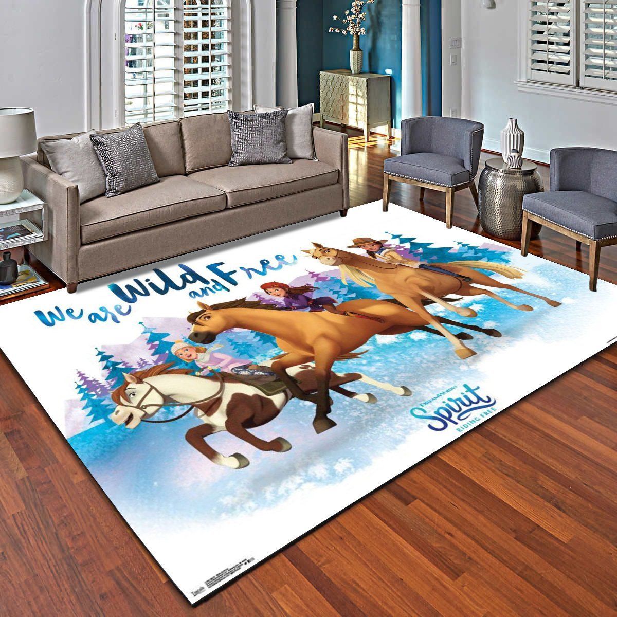 Dreamworks Spirit Wild And Free Rugs, Living Room Carpet