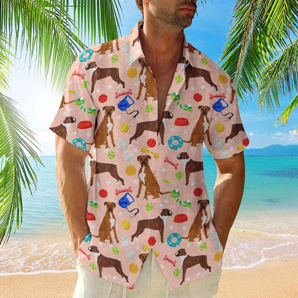 Boxer Dog Hawaii Shirt 12 Ha48918