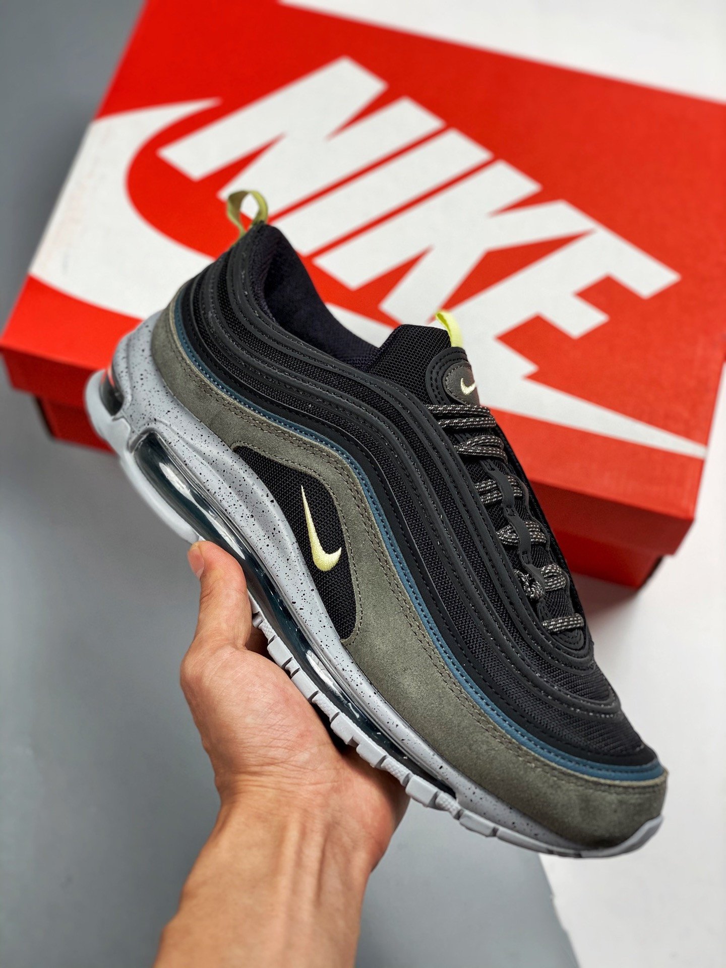 Nike Air Max 97 ‘Rock Climbing’ Black Blue Olive DB4611-001 5339664