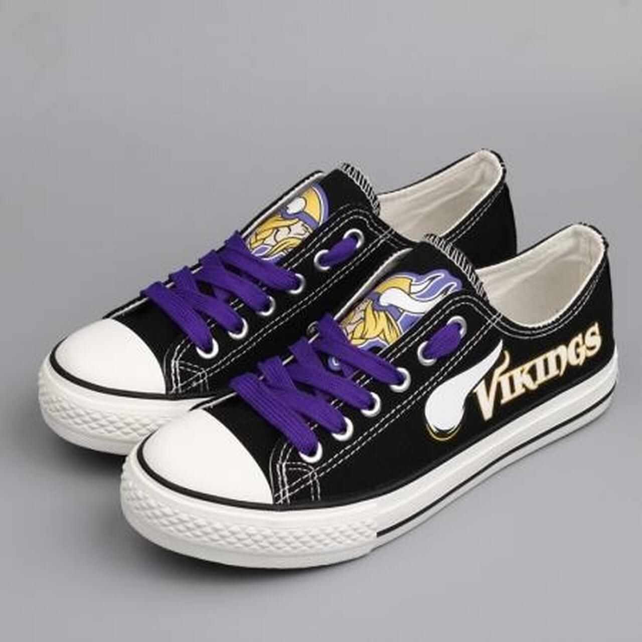 Minnesota Vikings Low Top, Vikings Running Shoes, Tennis Shoes Shoes15178