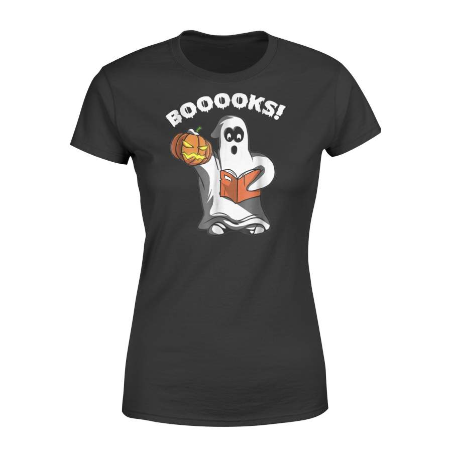 Booooks! Ghost Reading Books Halloween – Standard Women’s T-shirt