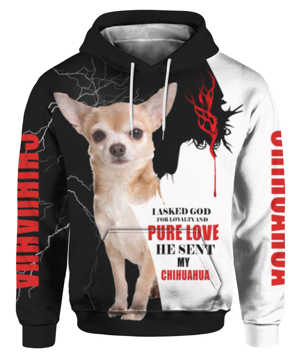 Oragontee Chihuahua Dog 3D All Over Print | For Men & Women | Adult |  Ht8685
