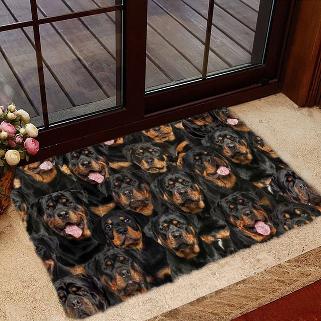 Tmarc Tee A Bunch Of Rottweilers Doormat