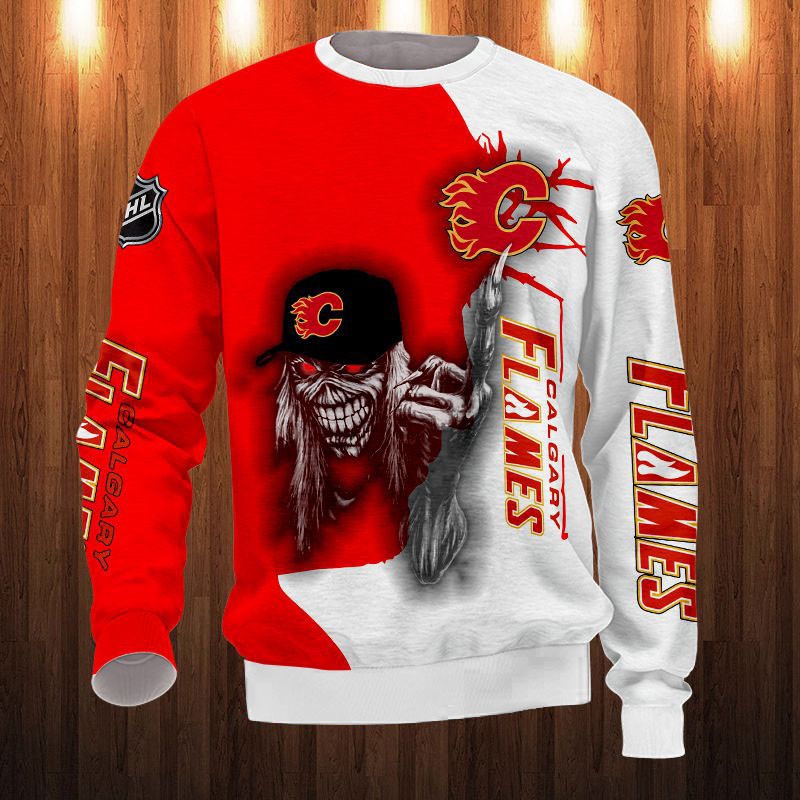 Calgary Flames Sweatshirt Ultra Death Gift For Halloween