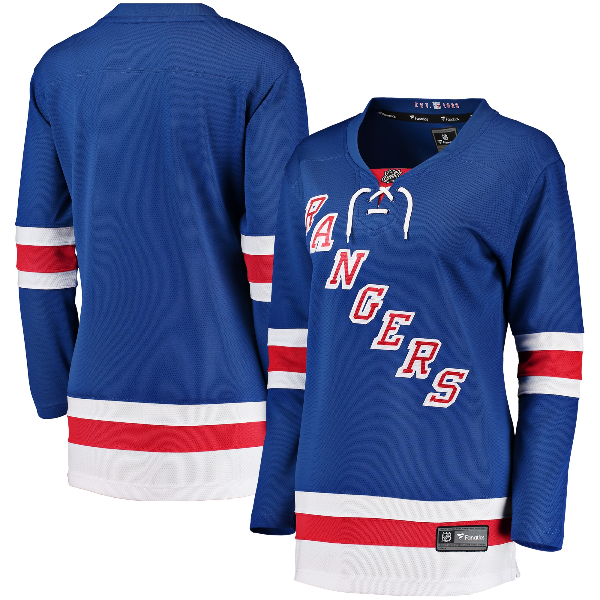 New York Rangers Branded Women's Breakaway Home Jersey – Blue