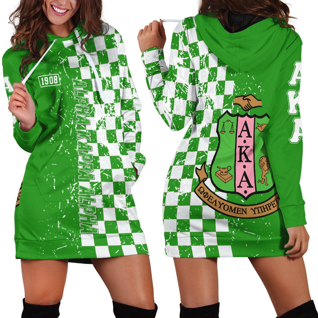 Wonder Print Dress – Alpha Kappa Alpha Caro Style Hoodie Dress