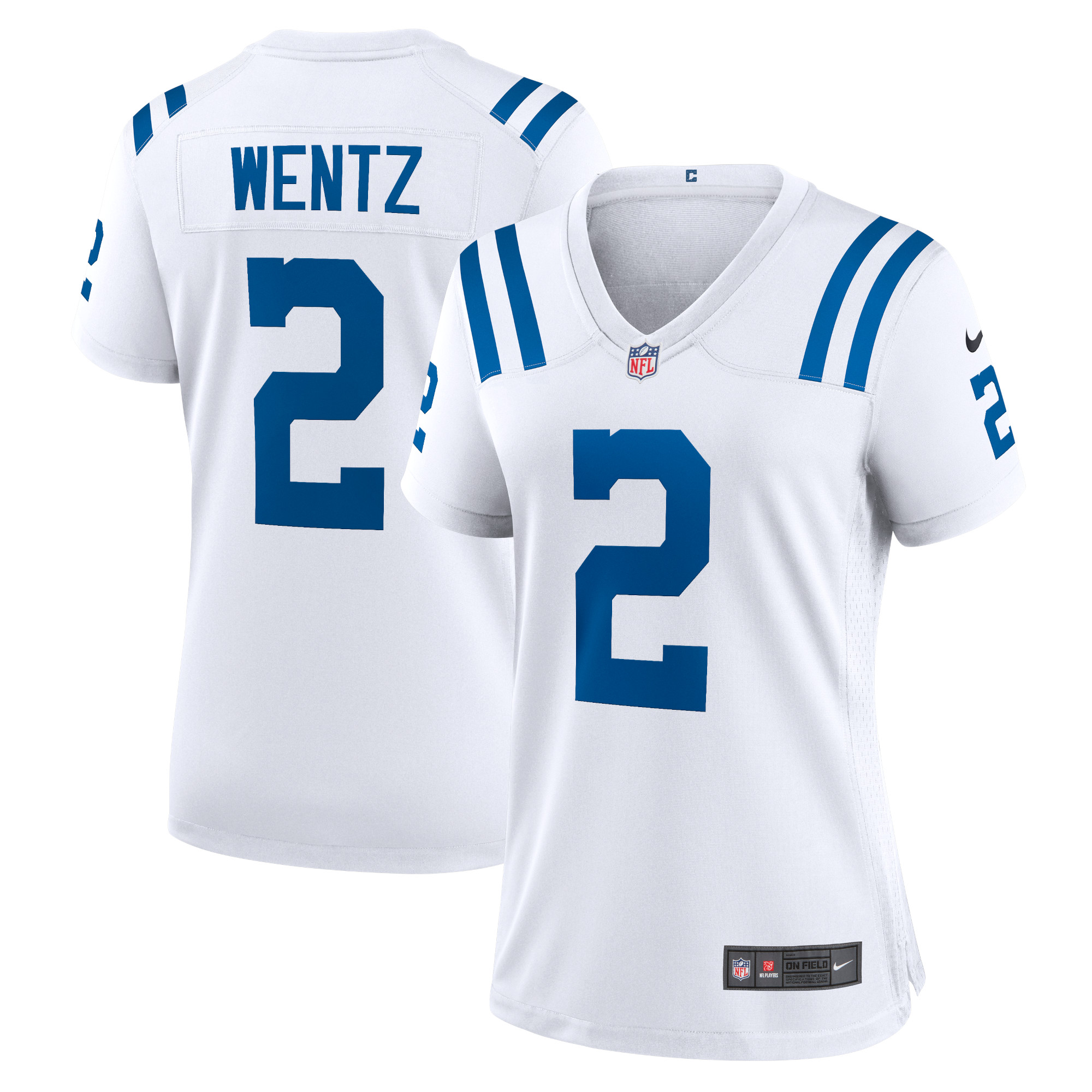 Women’s Indianapolis Colts Carson Wentz White Game Jersey