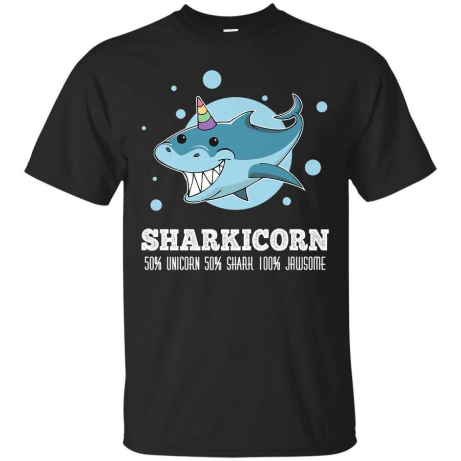 AGR Sharkicorn Tshirt Funny Shark Unicorn Shirt Shark Gift Jaq T-shirt