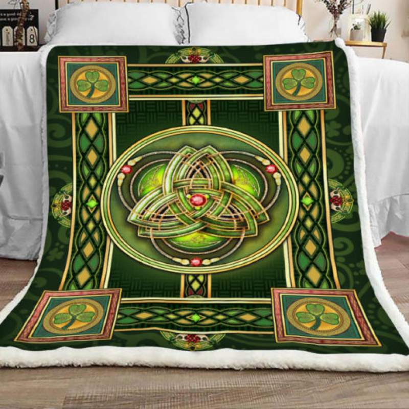 Irish Celtic Sherpa Blanket JR2001 70O50