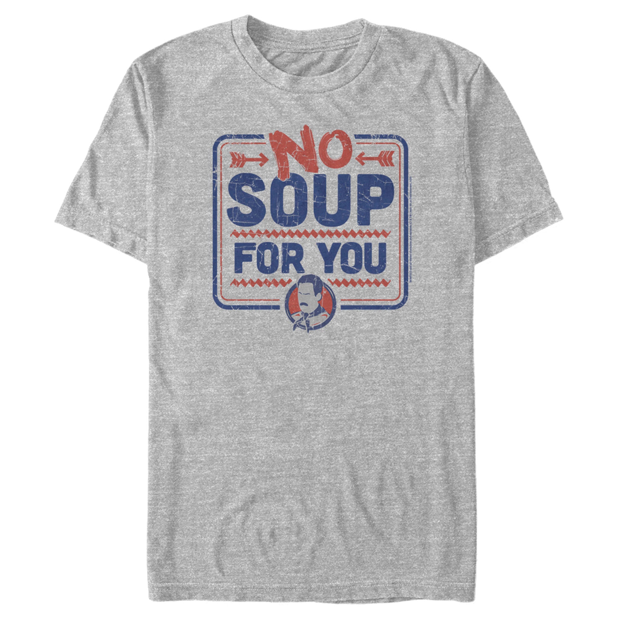 Seinfeld Men’S No Soup For You Sign  T-Shirt