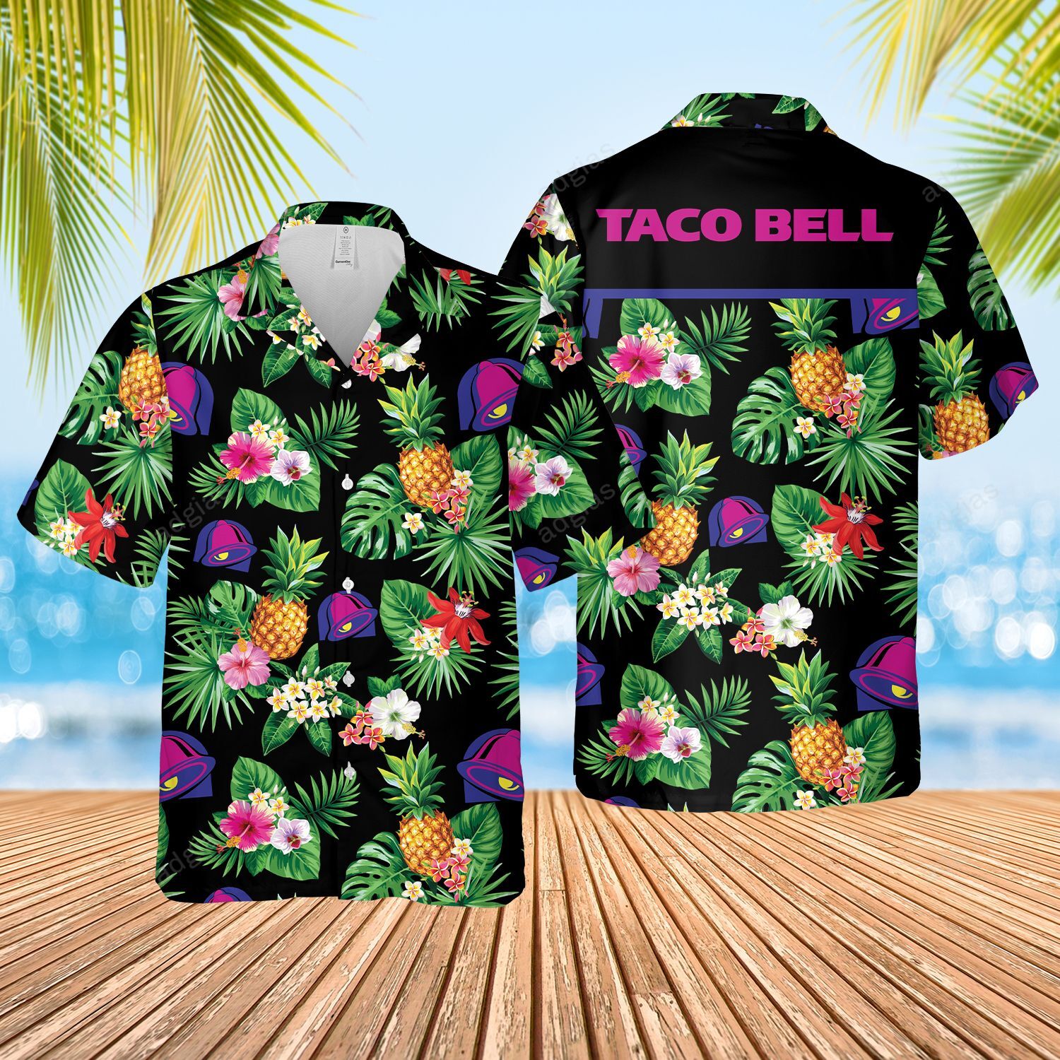 Tbff Hawaiian Style Summer Shirt Ha26154