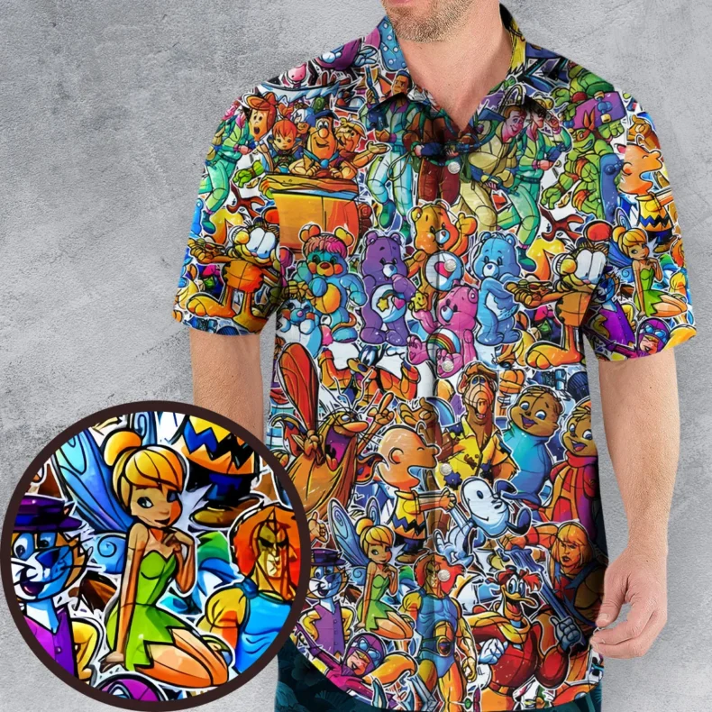 Back To 80S Cartoon Hawaiian Shirt