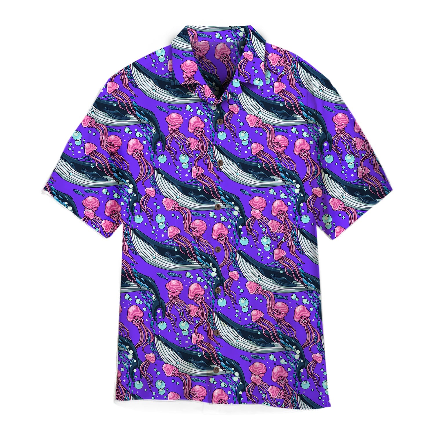 Whales With Jellyfish Hawaii Shirt For Men And Women Ha86242