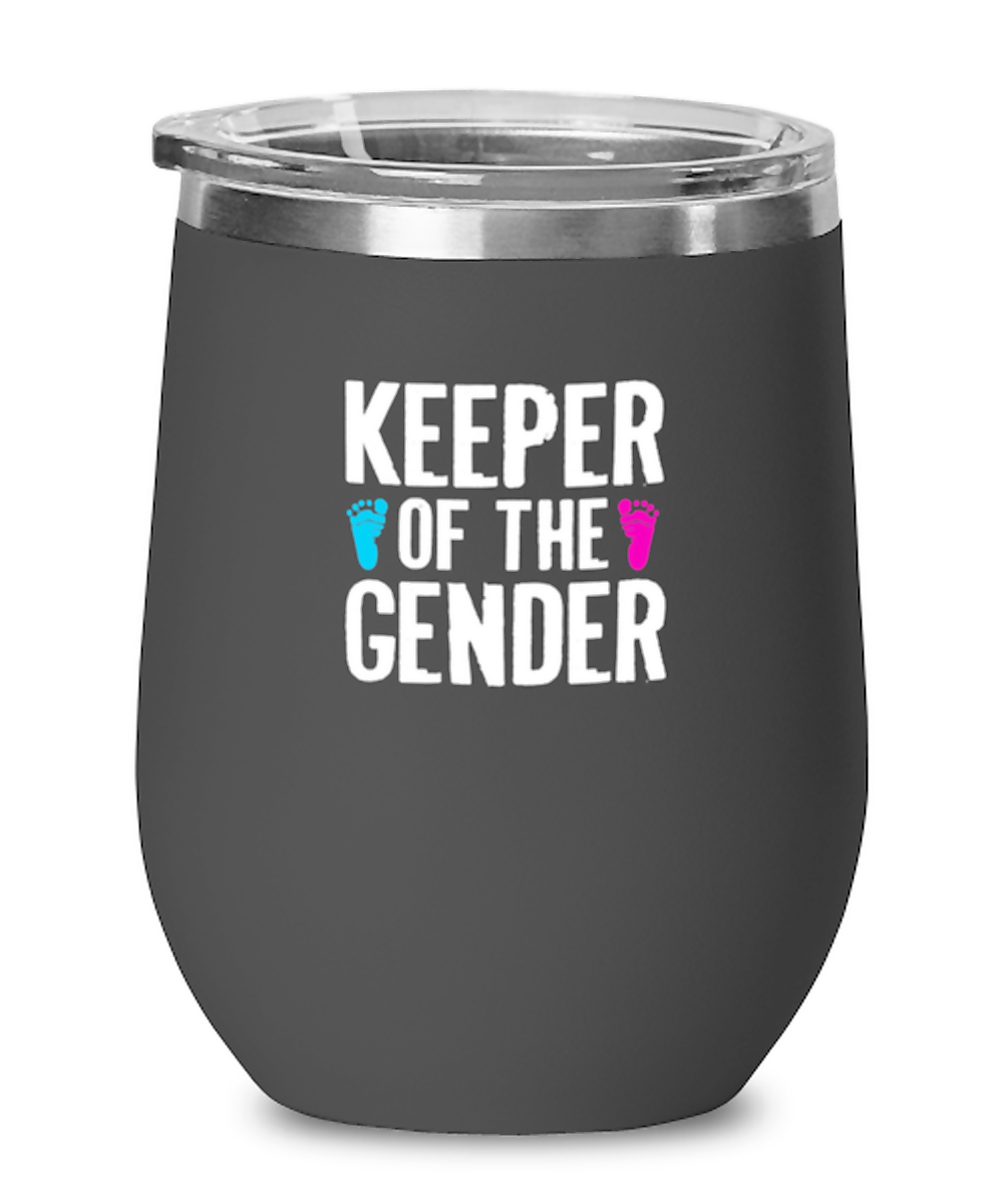 Wine Tumbler Stainless Steel Insulated Funny Keeper Of The Gender