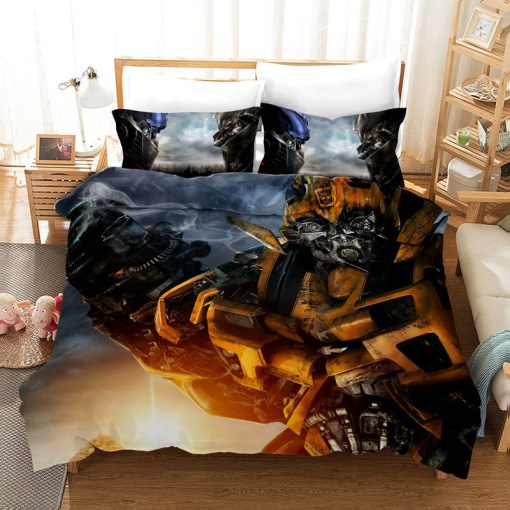 Transformers 9 Duvet Cover Pillowcase Home Decor 3D Bedding Set 2402