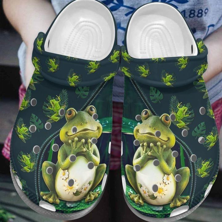 Frog Princess Gift For Lover Rubber clog Shoes Comfy Footwear