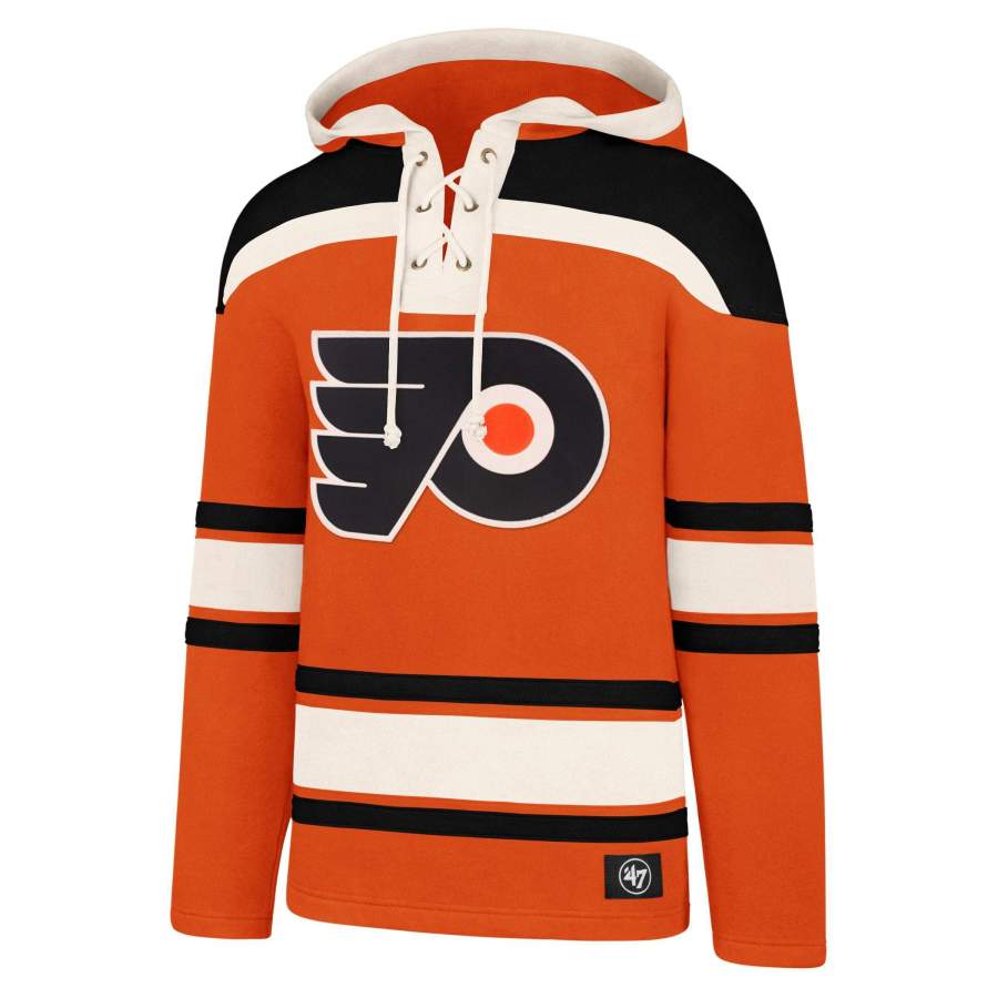 Philadelphia Flyers Superior ’47 Lacer Hoodie Unisex 3D All Over Print