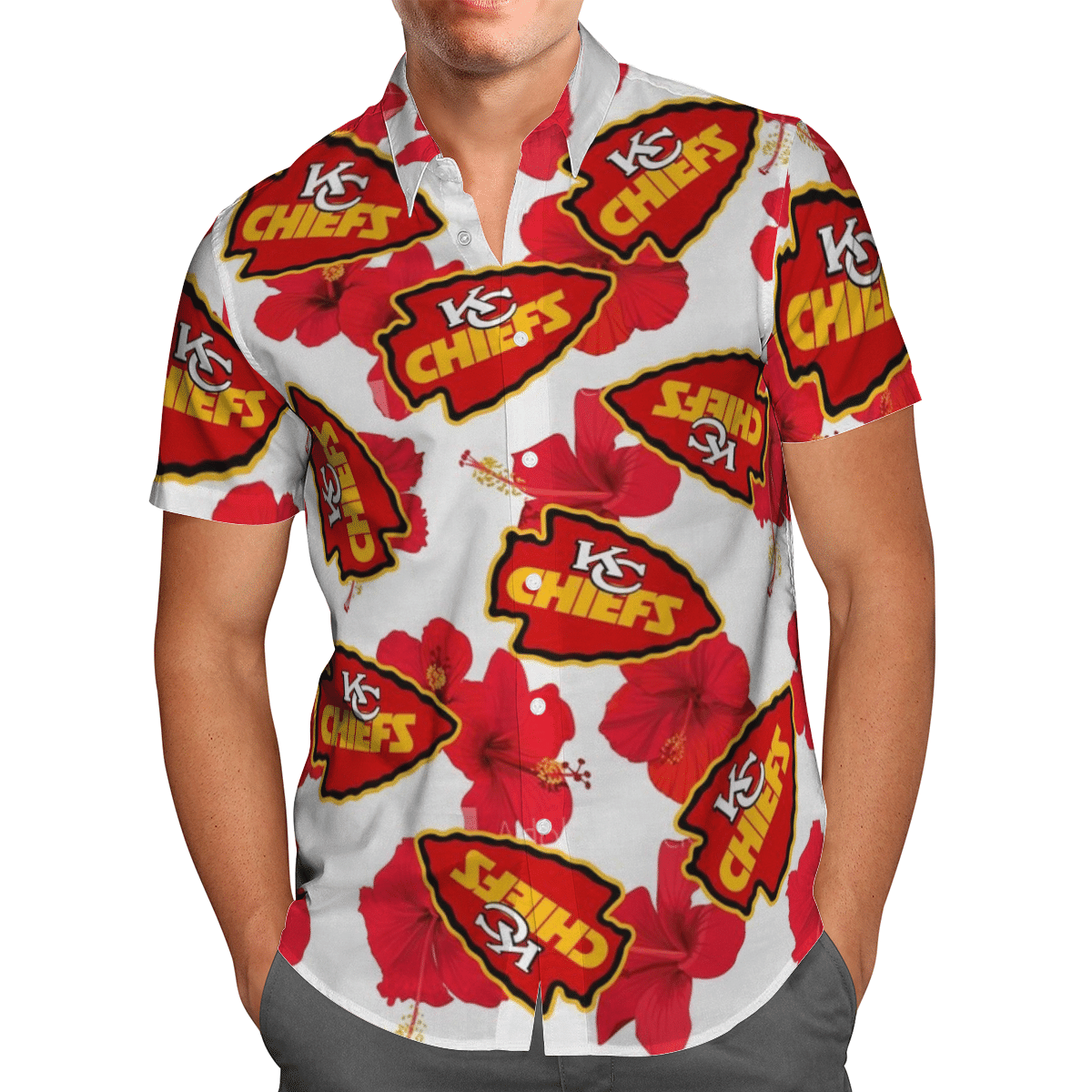 R-Kansas City Chiefs Football Hawaiian Shirt