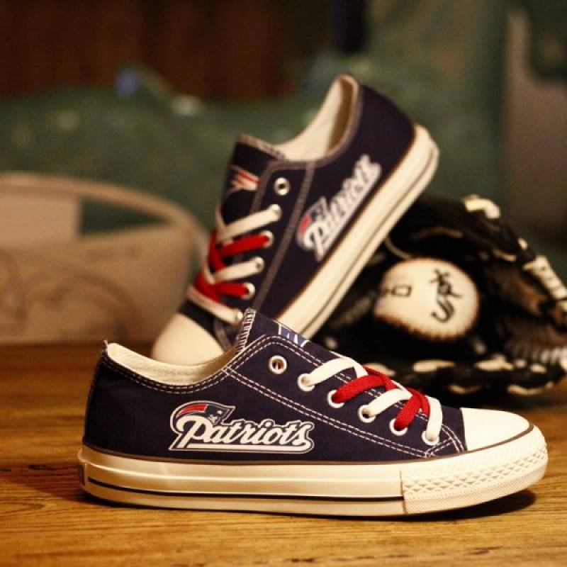 New England Patriots Canvas Shoes, Patriots Sneakers, Tennis Shoes T-D827L