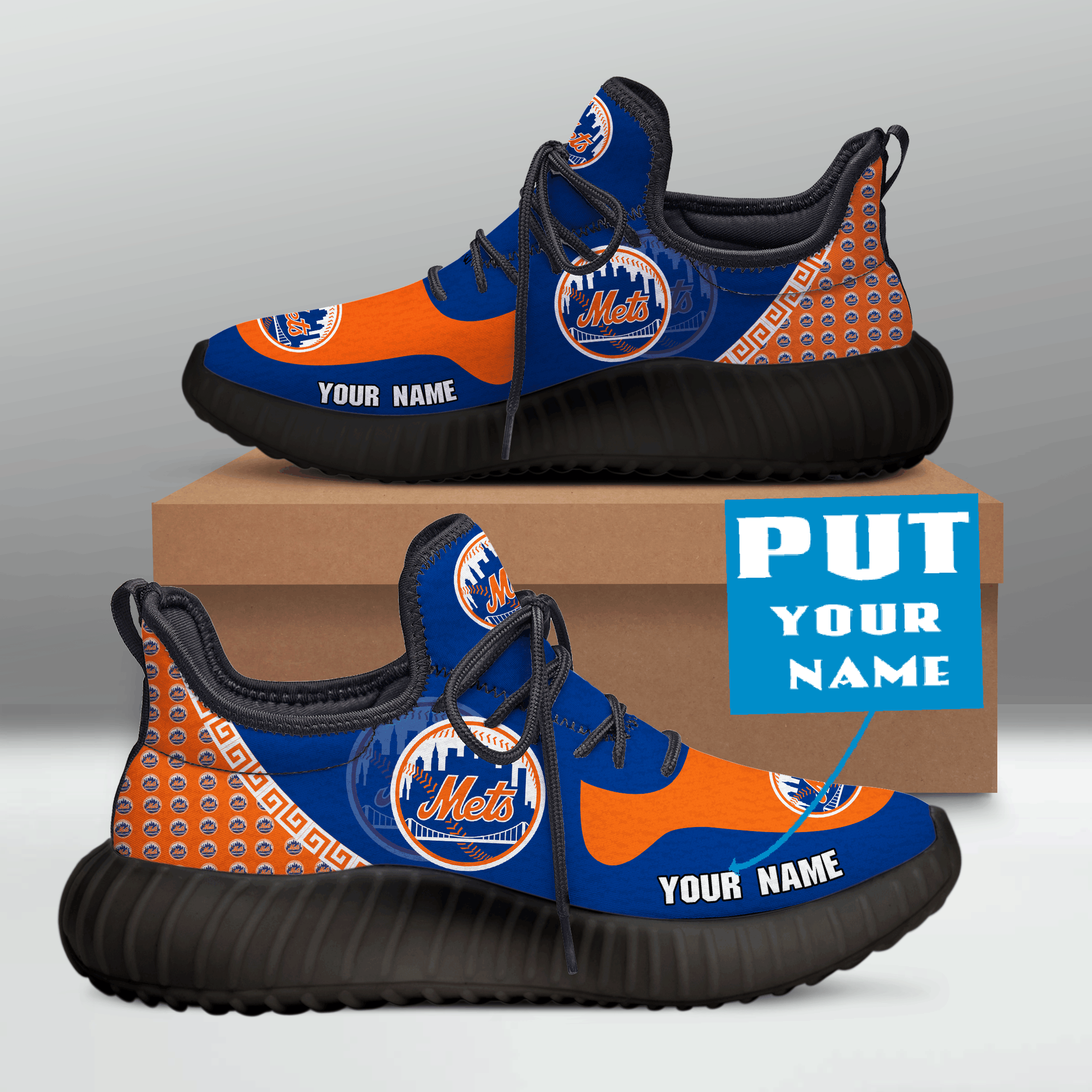 New York Mets Shoes – V11 Custom Name