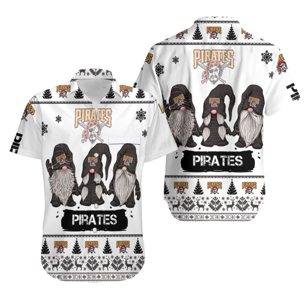 Christmas Gnomes Pittsburgh Pirates Ugly Sweatshirt Hawaii Shirt Ha61710