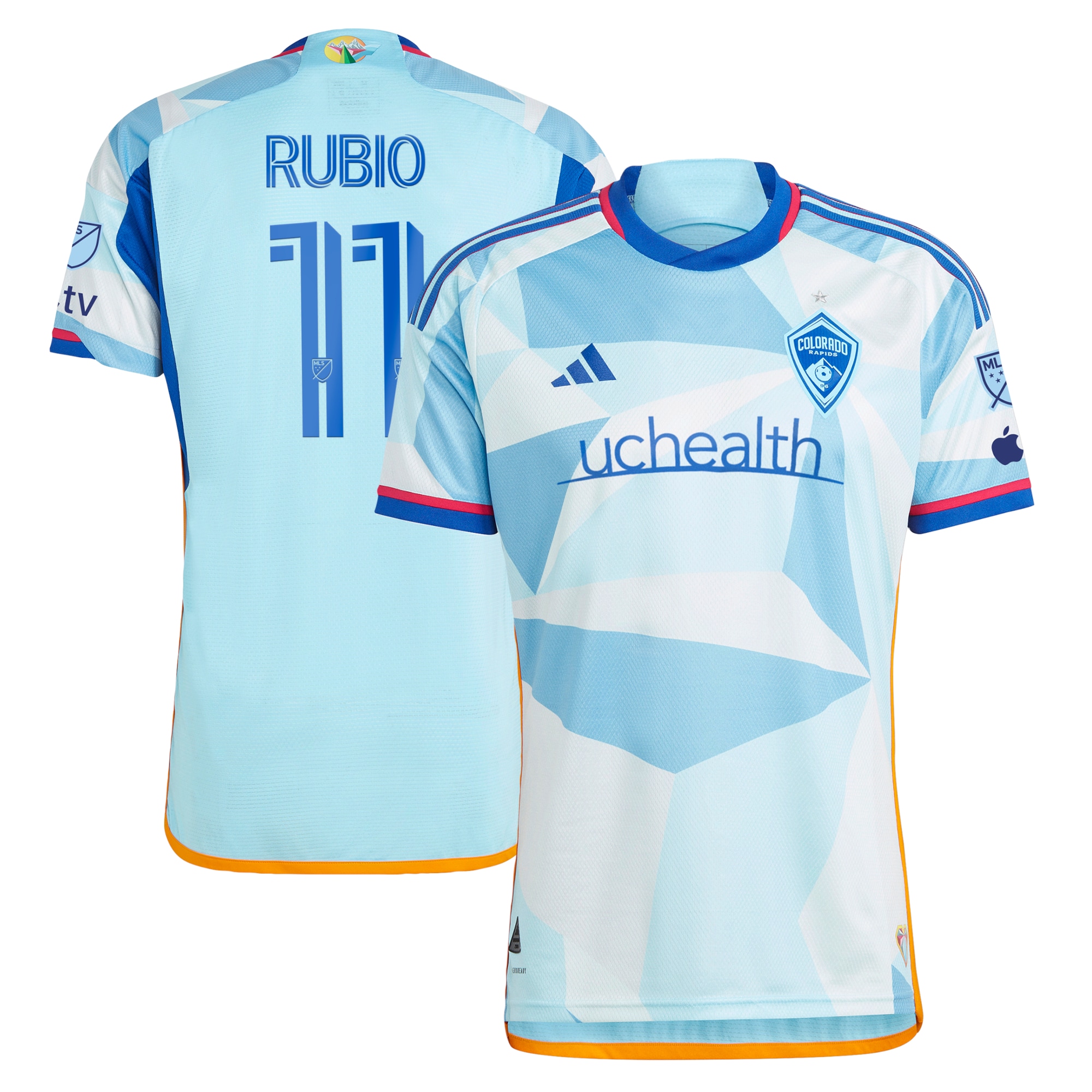 Diego Rubio Colorado Rapids 2023 New Day Kit Authentic Jersey – Light Blue