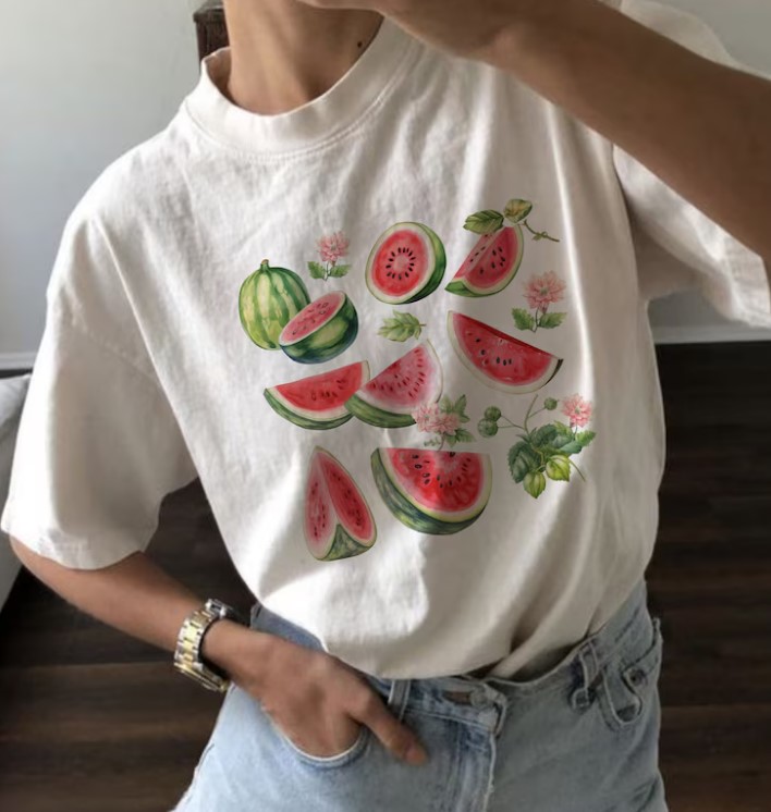 Watermelon Fruit Graphic Shirt Outfit