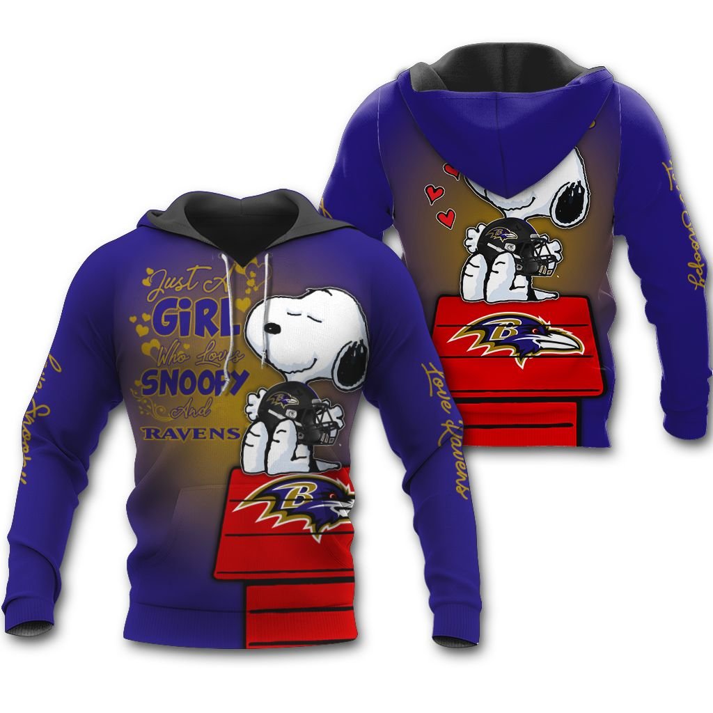 Baltimore Ravens Snoopy Girl 232 L1PTT0141