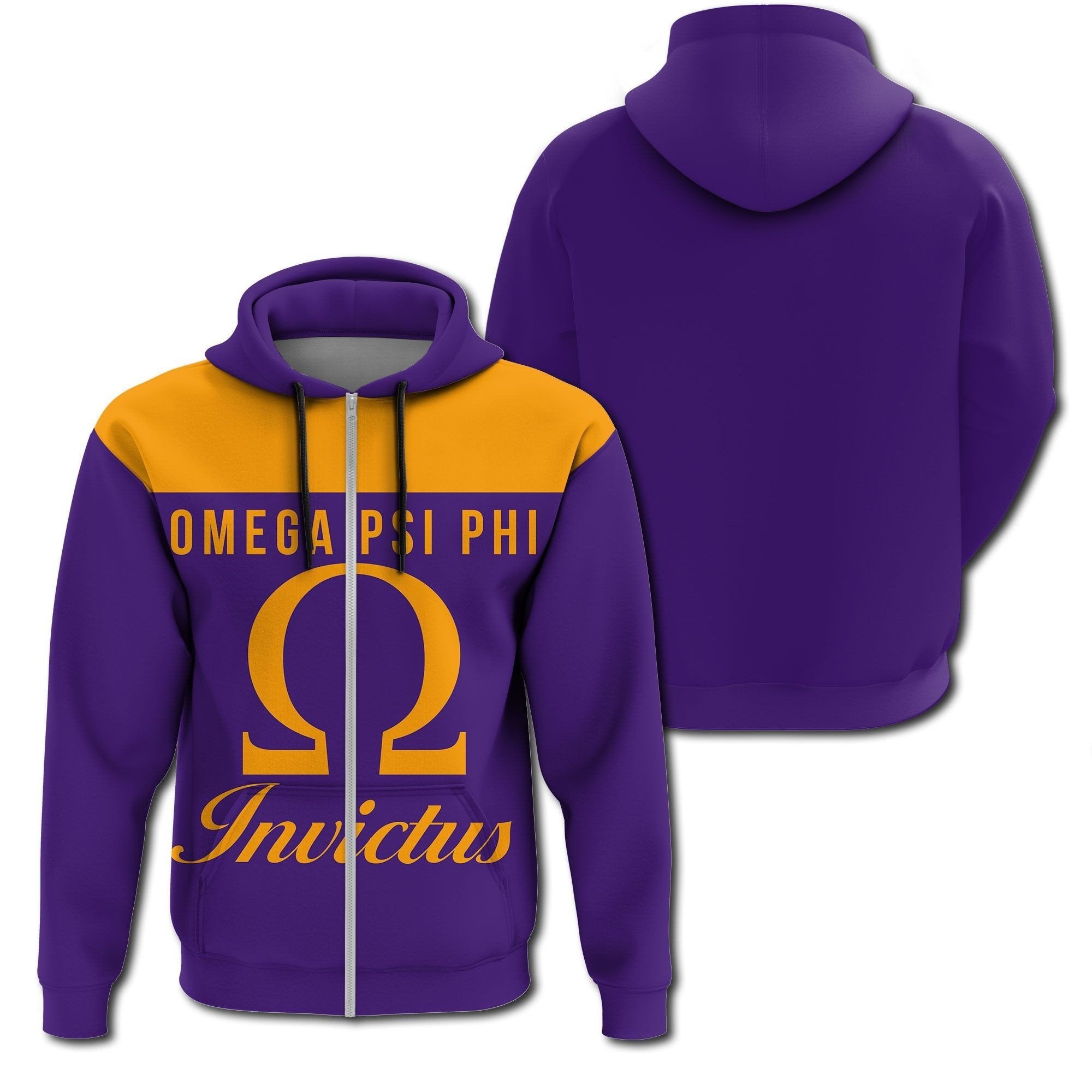 Fraternity Hoodie – Omega Psi Phi 10 Zip Hoodie