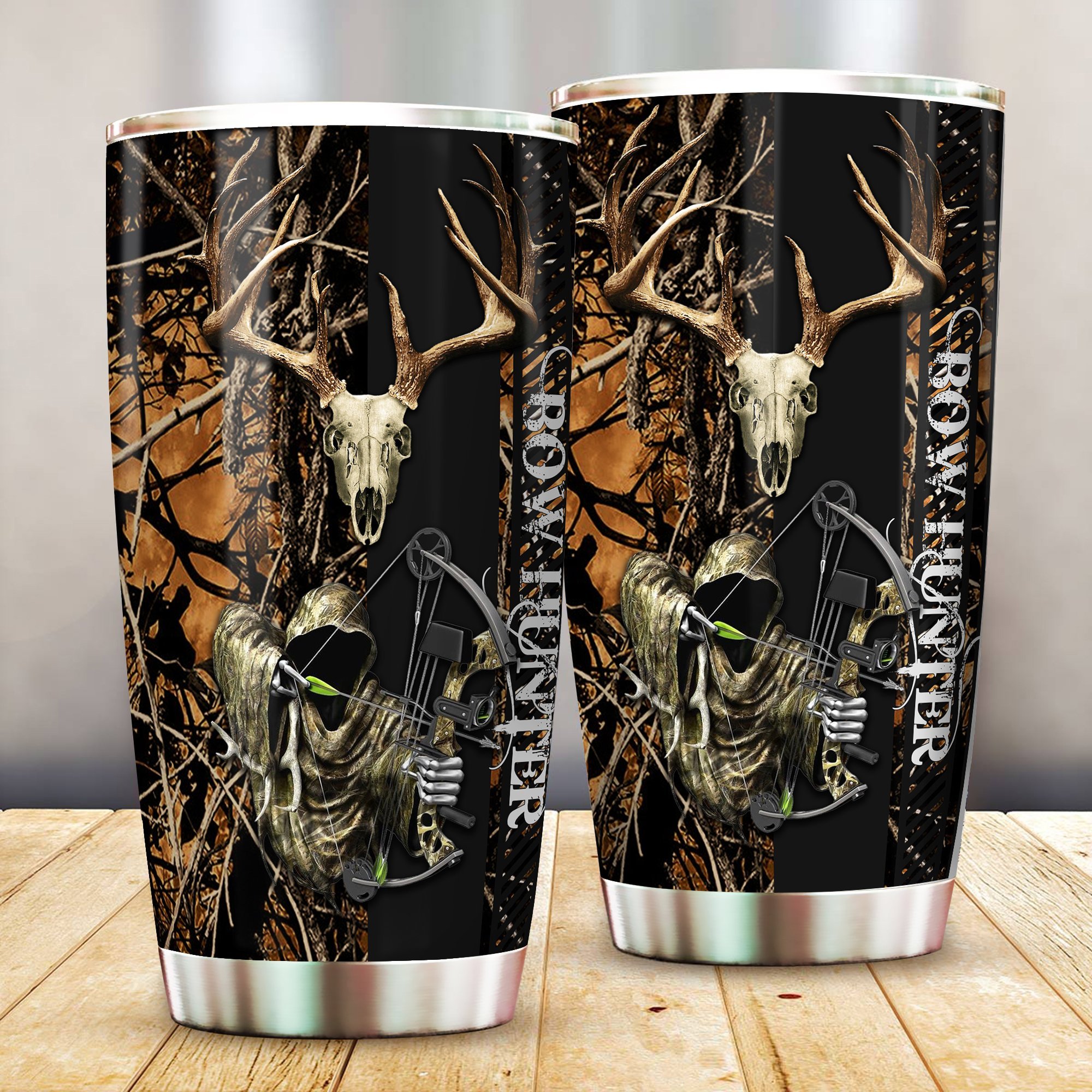 Bow Hunter All Over Printed Tumbler