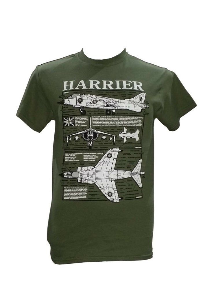 Hawker Siddeley Harrier Avion Militaire Shirt